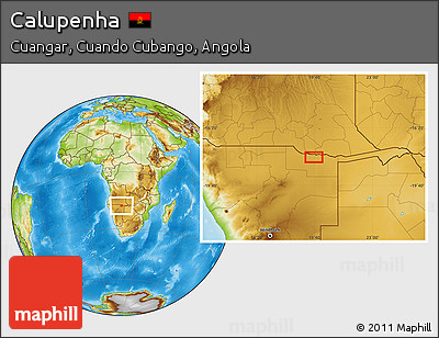 Physical Location Map of Calupenha