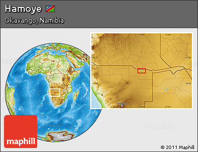 Physical Location Map of Hamoye