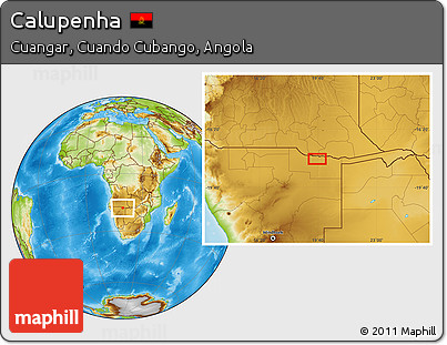 Physical Location Map of Calupenha