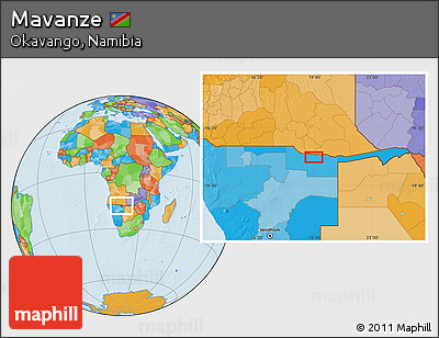 Political Location Map of Mavanze