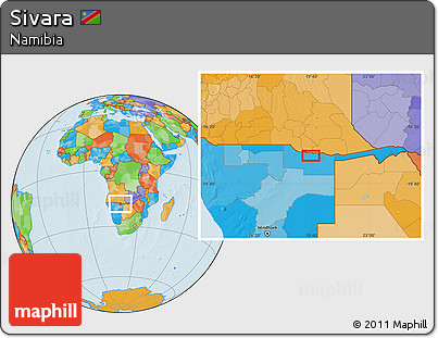 Political Location Map of Sivara