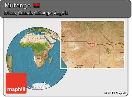 Satellite Location Map of Mutango