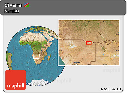 Satellite Location Map of Sivara