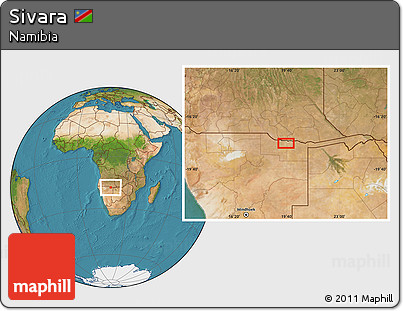 Satellite Location Map of Sivara