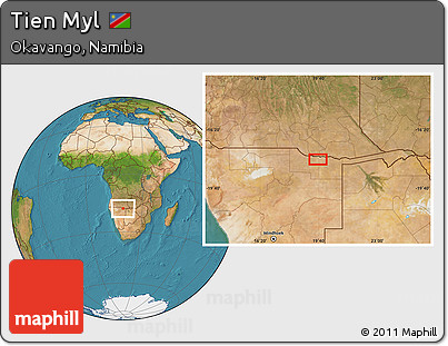 Satellite Location Map of Tien Myl