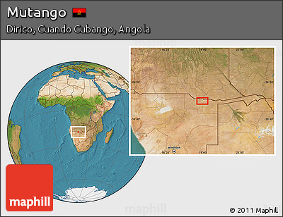 Satellite Location Map of Mutango