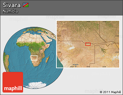 Satellite Location Map of Sivara