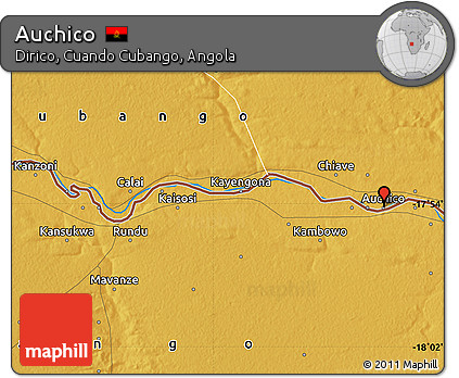 Physical Map of Auchico