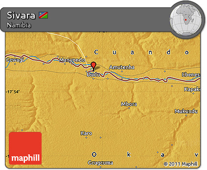 Physical Map of Sivara