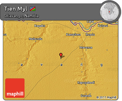 Physical Map of Tien Myl
