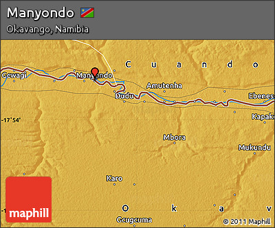 Physical Map of Manyondo