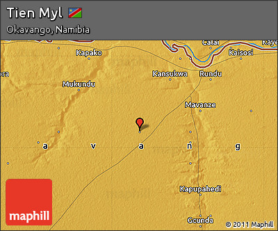 Physical Map of Tien Myl