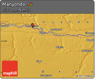 Physical Map of Manyondo