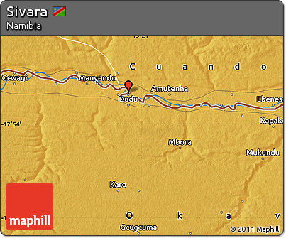 Physical Map of Sivara