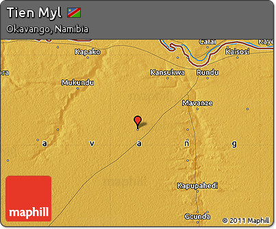 Physical Map of Tien Myl