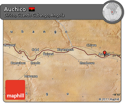Satellite Map of Auchico