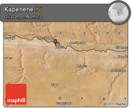 Satellite Map of Kapenene