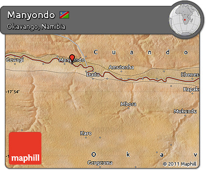 Satellite Map of Manyondo