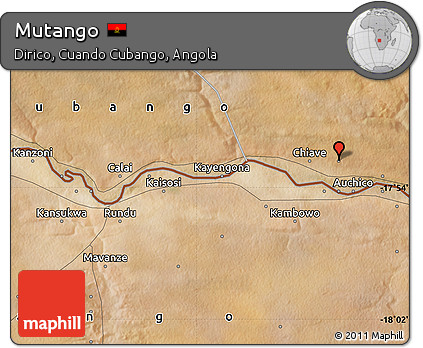 Satellite Map of Mutango
