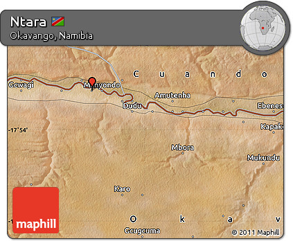 Satellite Map of Ntara