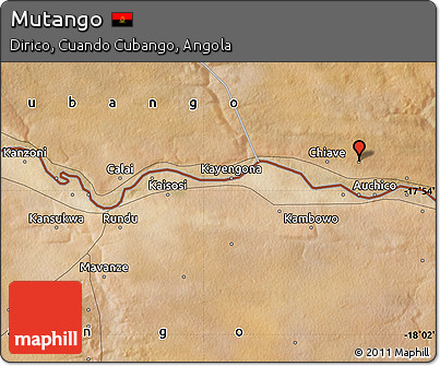 Satellite Map of Mutango