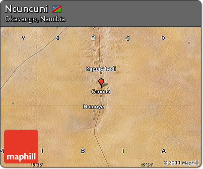 Satellite Map of Ncuncuni