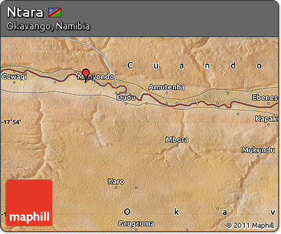 Satellite Map of Ntara