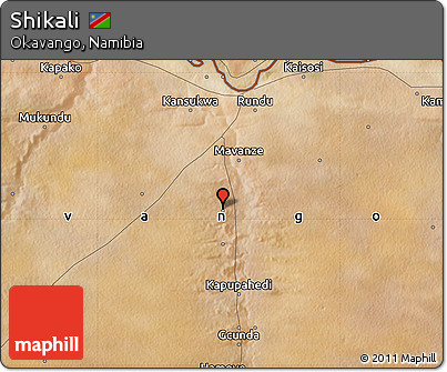 Satellite Map of Shikali