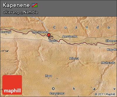 Satellite Map of Kapenene