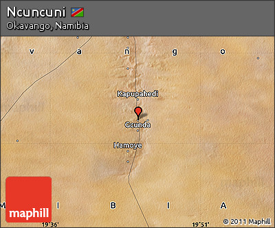 Satellite Map of Ncuncuni