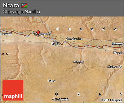 Satellite Map of Ntara