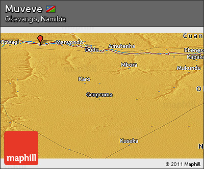 Physical Panoramic Map of Muveve