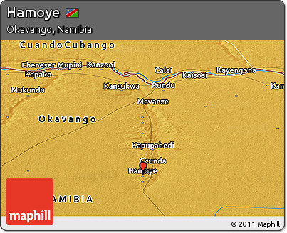 Physical Panoramic Map of Hamoye