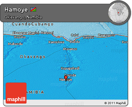 Political Panoramic Map of Hamoye