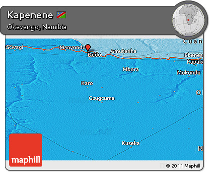Political Panoramic Map of Kapenene