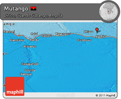 Political Panoramic Map of Mutango