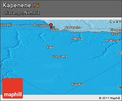 Political Panoramic Map of Kapenene