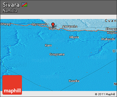 Political Panoramic Map of Sivara