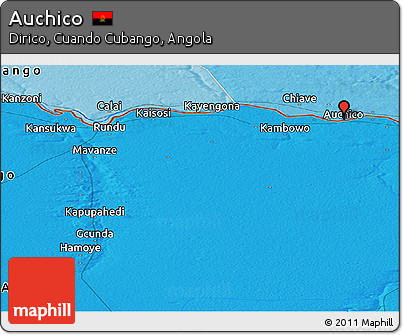 Political Panoramic Map of Auchico