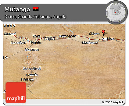 Satellite Panoramic Map of Mutango