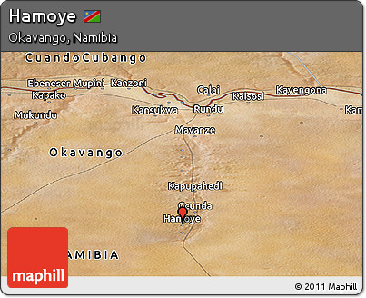 Satellite Panoramic Map of Hamoye