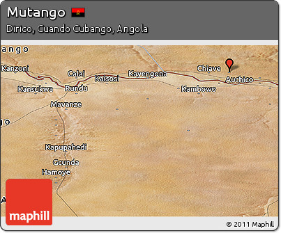 Satellite Panoramic Map of Mutango