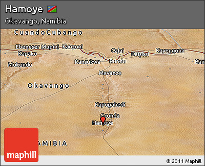 Satellite Panoramic Map of Hamoye