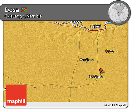 Physical 3D Map of Dosa