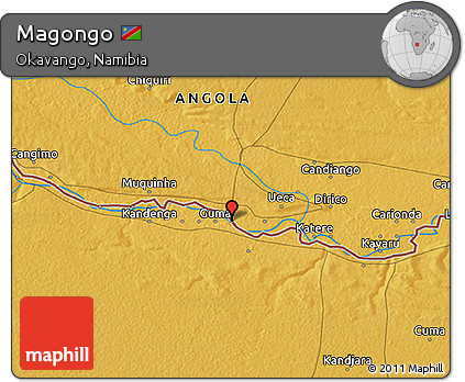 Physical 3D Map of Magongo