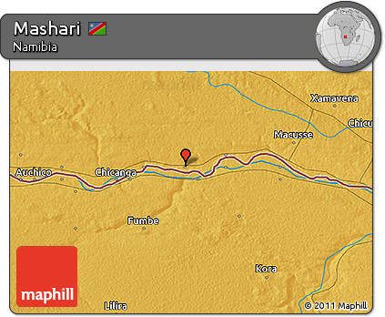 Physical 3D Map of Mashari