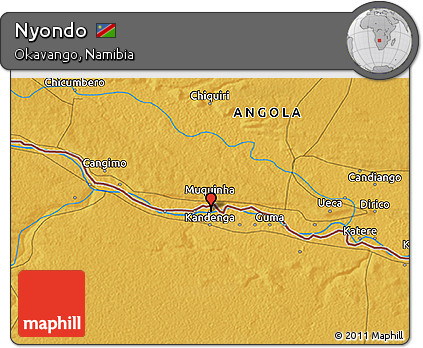 Physical 3D Map of Nyondo