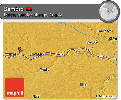 Physical 3D Map of Sambio
