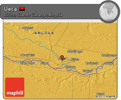 Physical 3D Map of Ueca