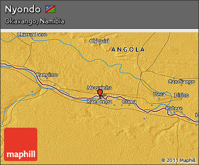 Physical 3D Map of Nyondo